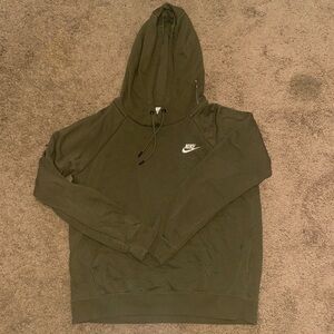 nike hoodie green mens medium